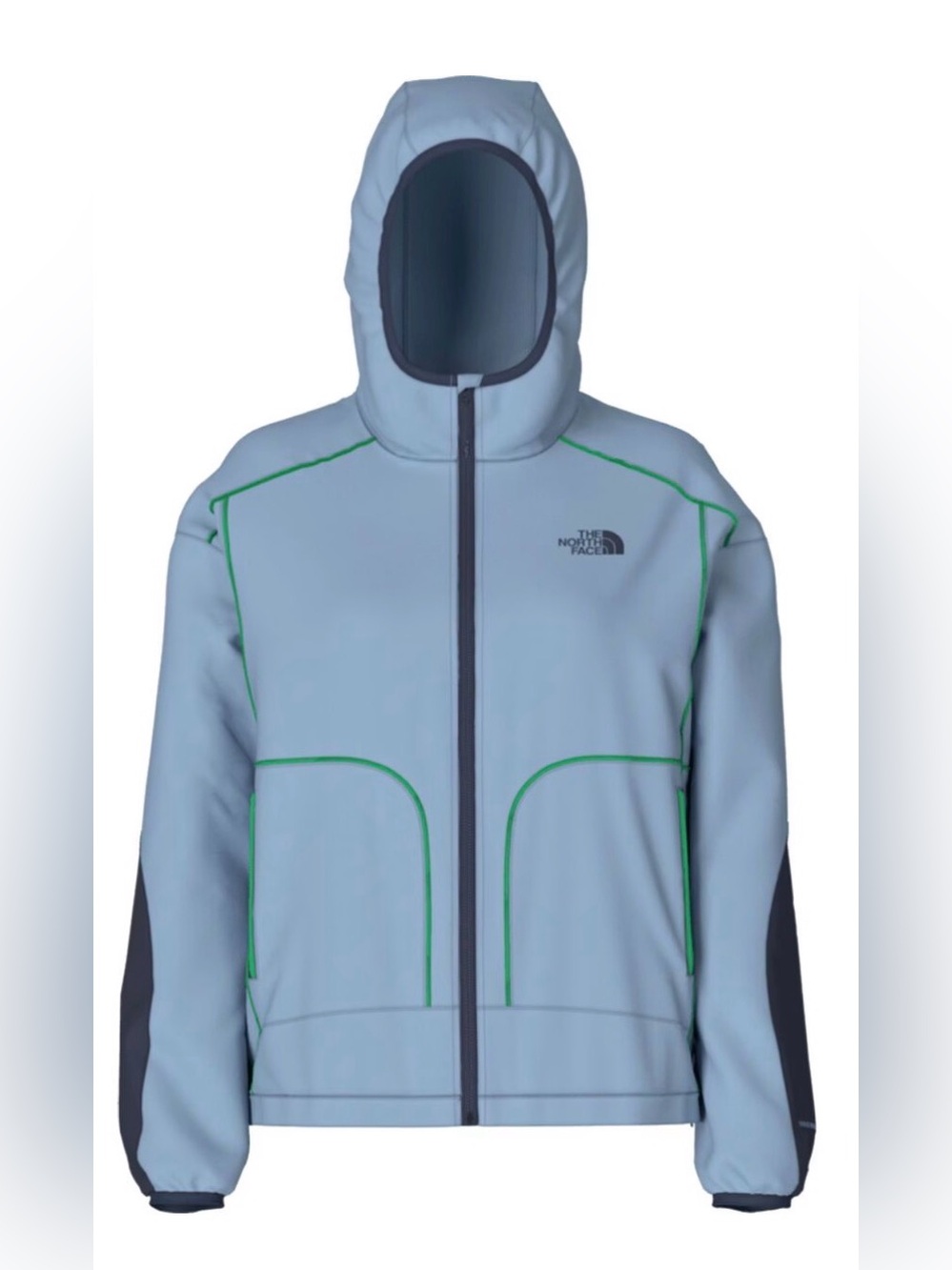 The North Face Trailwear Wind Whistle Jacket - Women's Size Large Steel Blue EUC
